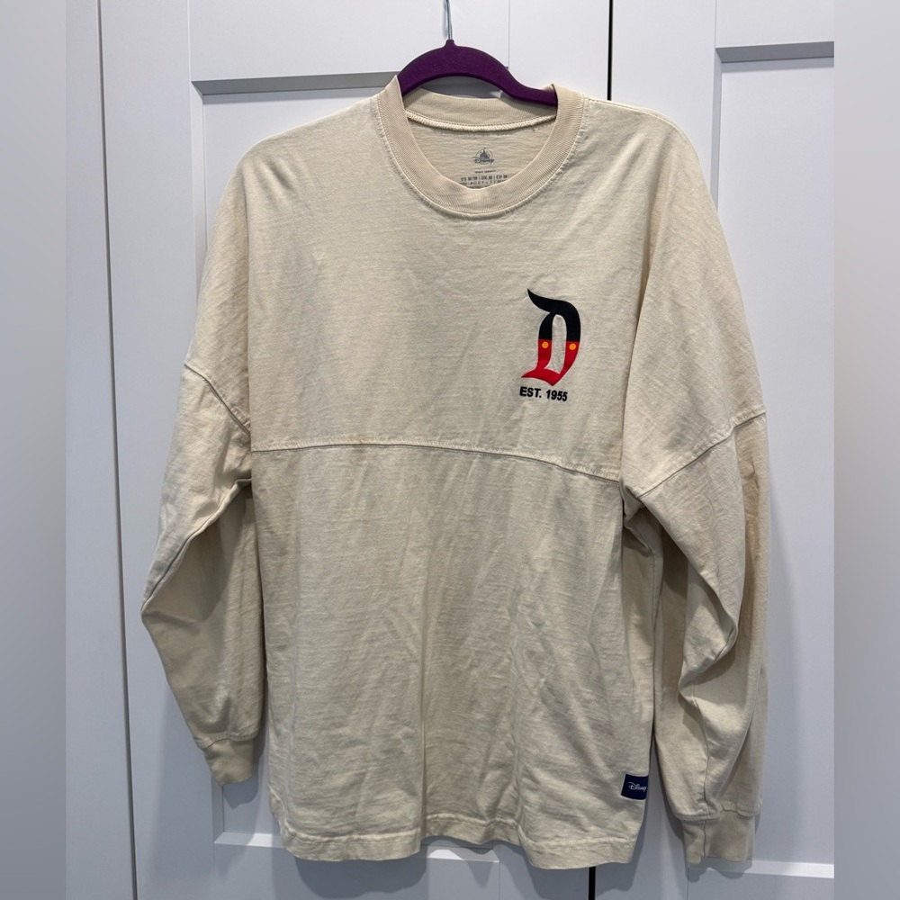 Disneyland Cream Spirit Jersey – Disney Parks Pullover | Size M - Unisex